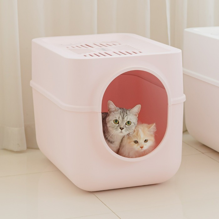 gatoperro 가또페로 큰사이즈 초대형 대형 냥변기 고양이 화장실 후드형